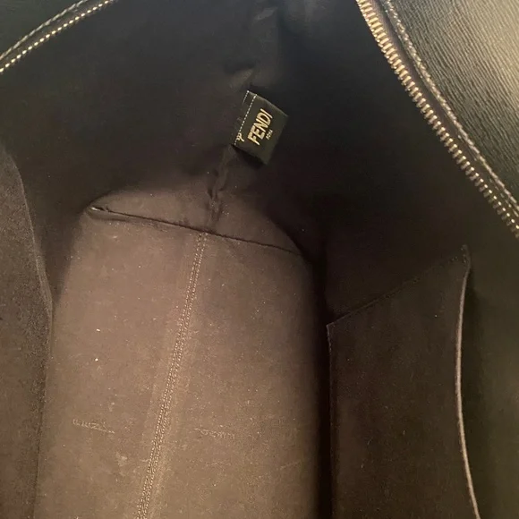 Fendi Monster Vitello Elite Cuojo Buggies roll tote Pink Tote with Black Accents - Picture 5 of 14